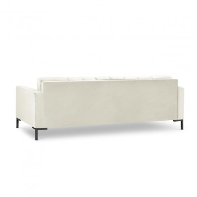 Canapé velours Mamaia Beige Clair Velours BOUTICA DESIGN MIC_4S_51_F1_MAMAIA101