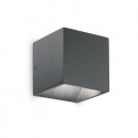 Applique murale extérieure RUBIK Anthracite 1x6W
