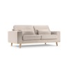 Canapé velours Tugela Beige 2 Places BOUTICA DESIGN MIC_2S_44_F1_TUGELA1