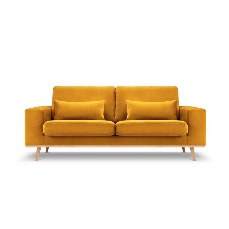 Canapé velours Tugela Jaune 2 Places BOUTICA DESIGN MIC_2S_44_F1_TUGELA5