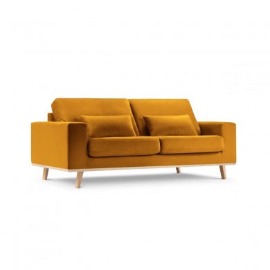 Canapé velours Tugela Jaune 2 Places BOUTICA DESIGN MIC_2S_44_F1_TUGELA5