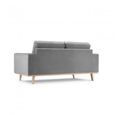 Canapé velours Tugela Gris 2 Places BOUTICA DESIGN MIC_2S_44_F1_TUGELA7