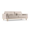 Canapé velours Tugela Beige 3 Places BOUTICA DESIGN MIC_3S_44_F1_TUGELA1