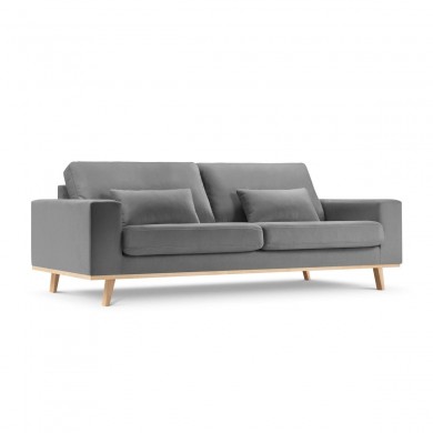 Canapé velours Tugela Gris 3 Places BOUTICA DESIGN MIC_3S_44_F1_TUGELA7