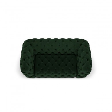 Canapé velours Iggy Vert Bouteille 2 Places BOUTICA DESIGN MIC_2S_51_F1_IGGY2