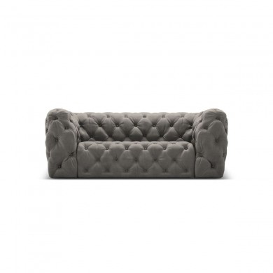 Canapé velours Iggy Gris Clair 2 Places BOUTICA DESIGN MIC_2S_51_F1_IGGY4