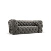 Canapé velours Iggy Gris Clair 2 Places BOUTICA DESIGN MIC_2S_51_F1_IGGY4