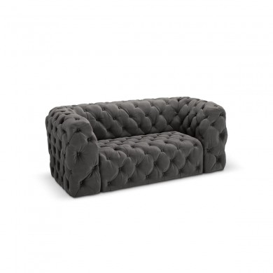 Canapé velours Iggy Gris 2 Places BOUTICA DESIGN MIC_2S_51_F1_IGGY5