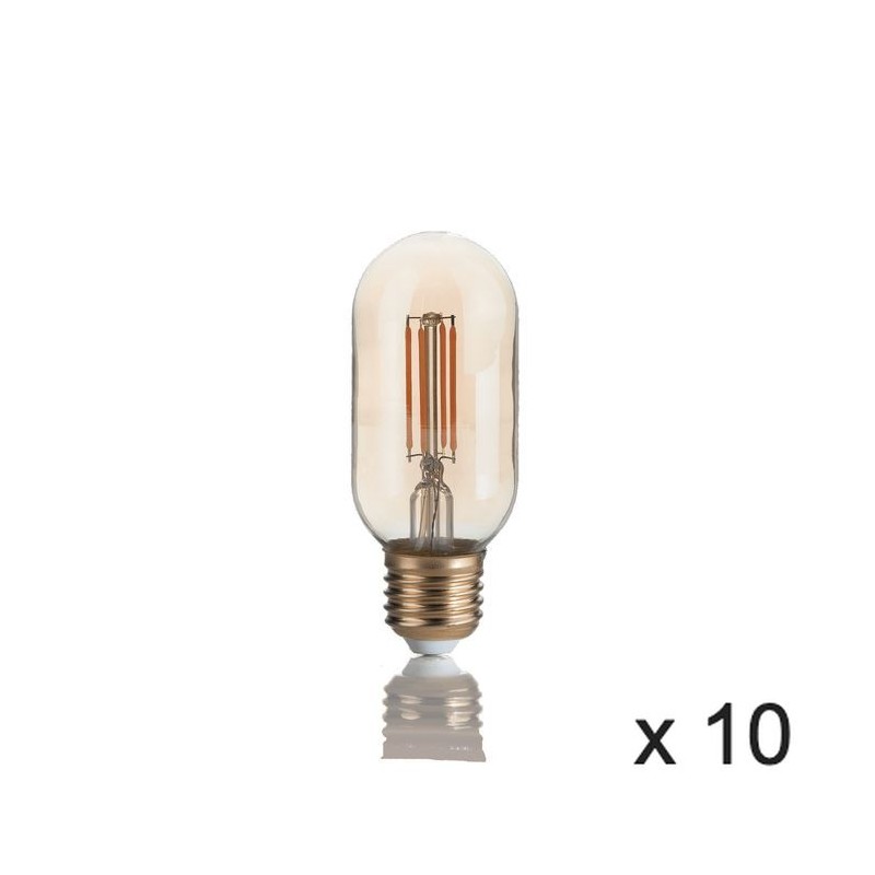 Ampoule (x10) 4W E27 Ambré D4,5 151700 IDEAL LUX 151700