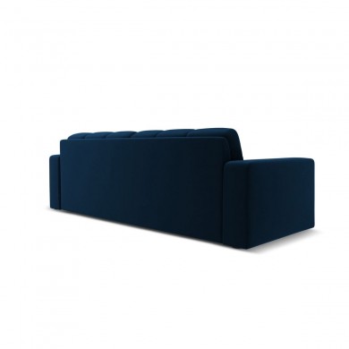 Canapé velours Justin Bleu Roi 3 Places BOUTICA DESIGN MIC_3S_51_F1_JUSTIN3