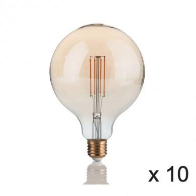 Ampoule (x10) 4W E27 Ambré D12,5 151724 IDEAL LUX 151724