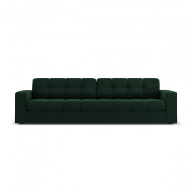 Canapé velours Justin Vert Bouteille 4 Places BOUTICA DESIGN MIC_4S_51_F1_JUSTIN2