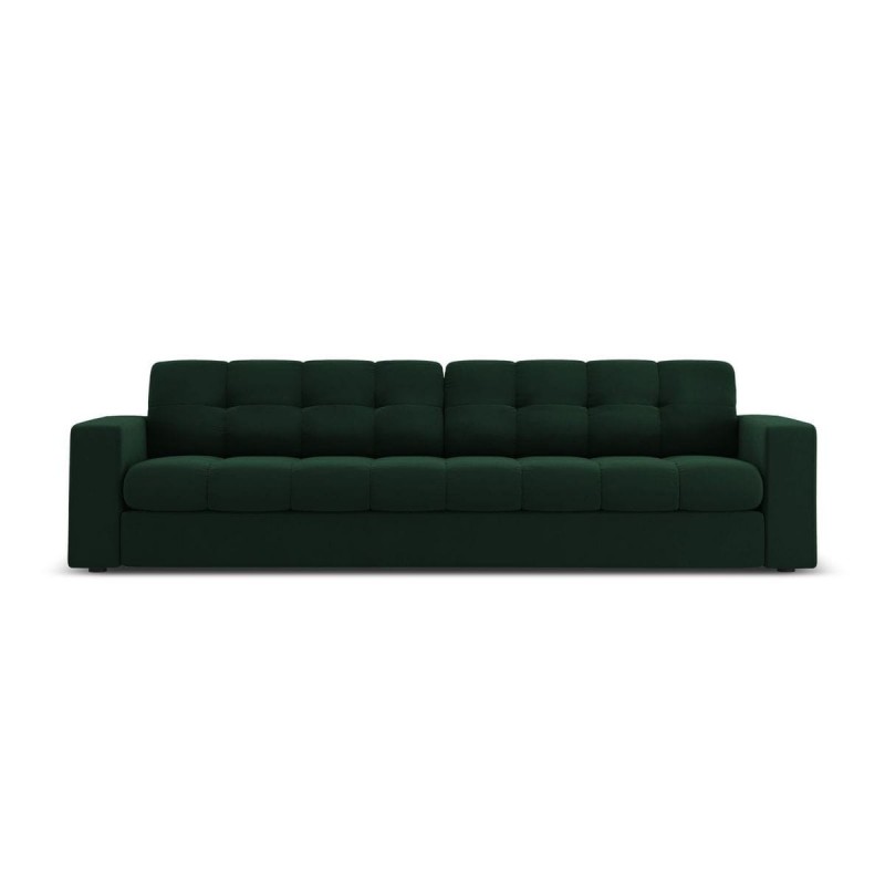 Canapé velours Justin Vert Bouteille 4 Places BOUTICA DESIGN MIC_4S_51_F1_JUSTIN2