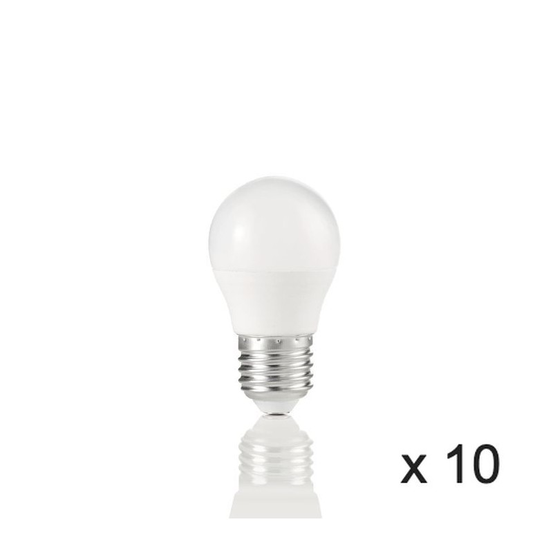 Ampoule (x10) 6W E27 Blanc D4,5 151755 IDEAL LUX 151755