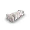 Canapé velours Kendal Gris Clair 3 Places BOUTICA DESIGN MIC_3S_121_F1_KENDAL1