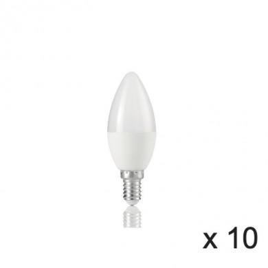 Ampoule (x10) 6W E14 Blanc D3,5 151953 IDEAL LUX 151953