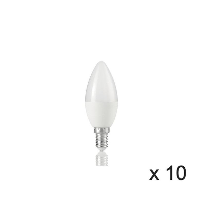 Ampoule (x10) 6W E14 Blanc D3,5 151953 IDEAL LUX 151953