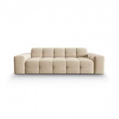 Canapé velours Kendal Beige Clair 3 Places BOUTICA DESIGN MIC_3S_121_F1_KENDAL4