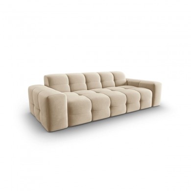 Canapé velours Kendal Beige Clair 3 Places BOUTICA DESIGN MIC_3S_121_F1_KENDAL4