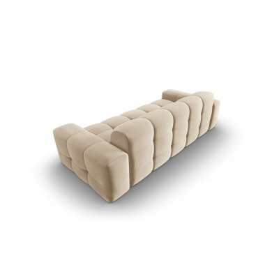 Canapé velours Kendal Beige Clair 3 Places BOUTICA DESIGN MIC_3S_121_F1_KENDAL4