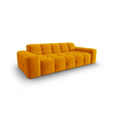 Canapé velours Kendal Orange 3 Places BOUTICA DESIGN MIC_3S_121_F1_KENDAL6