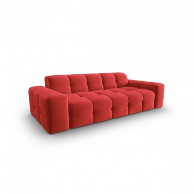 Canapé velours Kendal Rouge 3 Places BOUTICA DESIGN MIC_3S_121_F1_KENDAL7