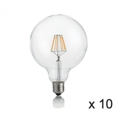 Ampoule (x10) 8W E27 Transparent D12,5 153988 IDEAL LUX 153988