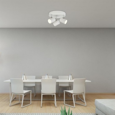 Plafonnier Rollo 4W LED Blanc Chrome SEARCHLIGHT 3173WH