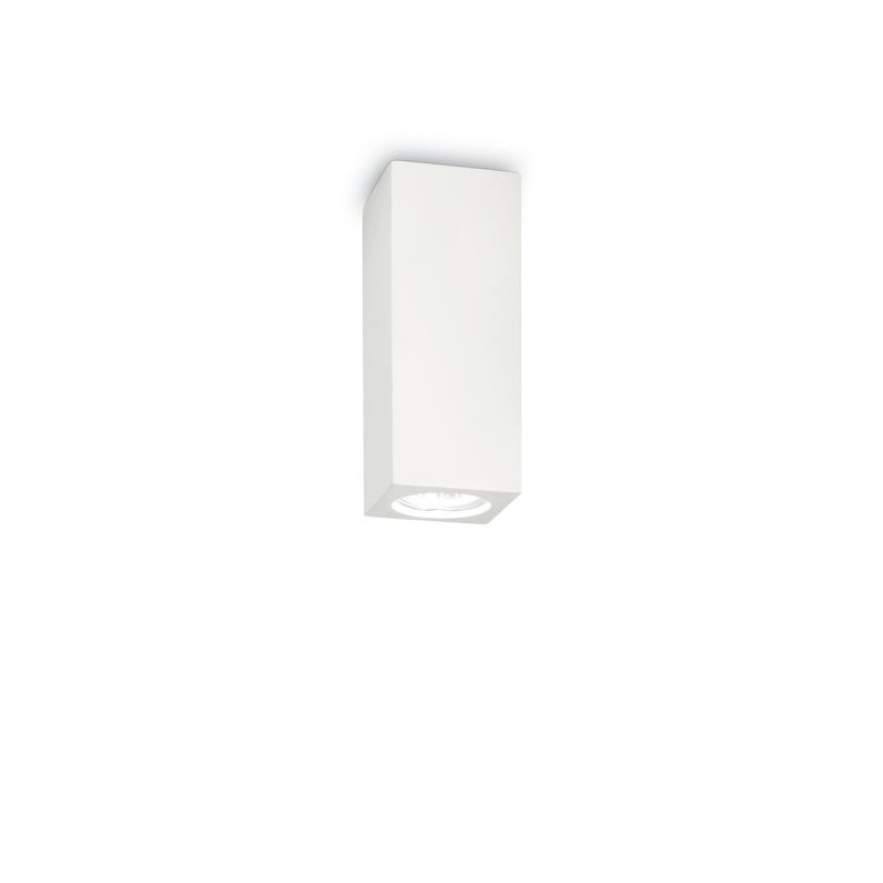 Plafonnier TOWER PL1 SMALL SQUARE Blanc 35W max IDEAL LUX 155791