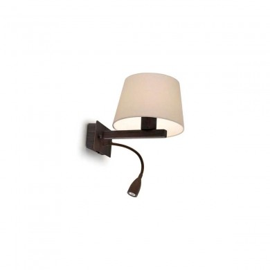 Applique Liseuse Marron sans abat jour  