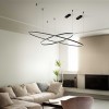 Suspension Oracle Slim 1x87W LED Noir IDEAL LUX 285061