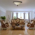 Plafonnier Drawing Room 2x60W Noyer