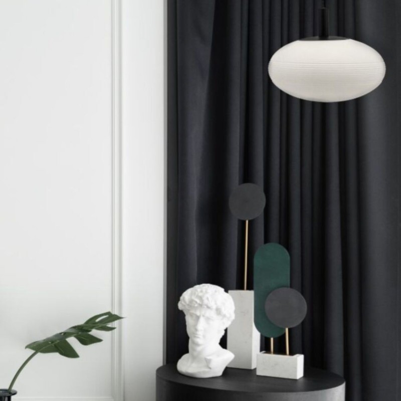 Suspension Perlas Noir Blanc 1xE27 60W D430 MAY_P062PL-01W P062PL-01W Suspension Perlas Noir Blanc 1xE27 60W D430 MAYTONI P062PL-01W