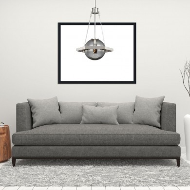 Suspension Harper 1x60W E14 Nickel Poli ELS_QN-HARPER-1P QN-HARPER-1P Suspension Harper 1x60W E14 Nickel Poli ELSTEAD LIGHTING QN-HARPER-1P