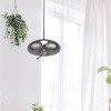 Suspension Lisbon 6W LED Verre Noir Fumé L310 SEARCHLIGHT 75131-1SM