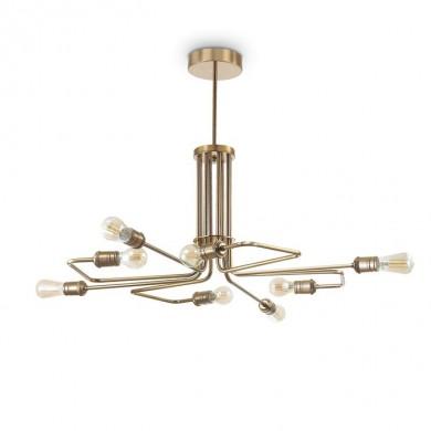 Suspension TRIUMPH SP8 Laiton antique 60W max IDEAL LUX 160269