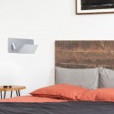 Applique Murale Suau Gris Argent Droite HIGH POWER LED 3W + Port USB