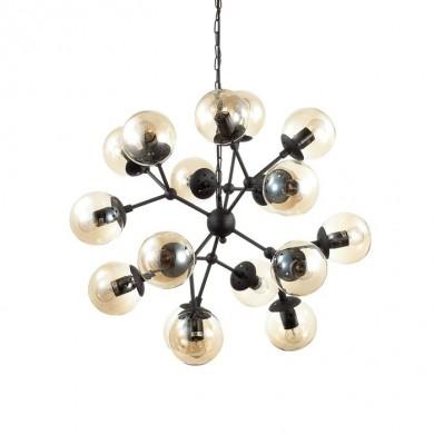 Suspension KEPLER SP18 Noir 40W max IDEAL LUX 162478