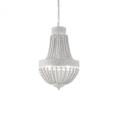 Lustre Montgolfière MONET Blanc 5xE14 40W IDEAL LUX 162737