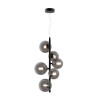 Suspension Dallas 6x28W G9 Noir MAYTONI MOD545PL-06B