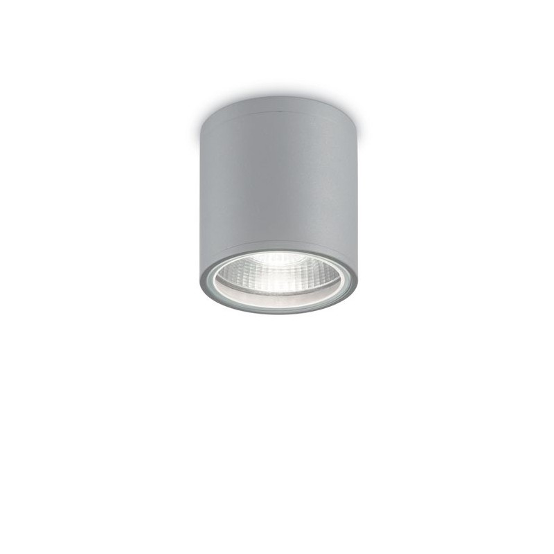 Plafonnier GUN PL1 Gris 28W max IDEAL LUX 163642