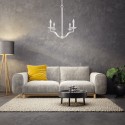 Lustre Annie 4x40W E14 Blanc