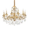 Lustre Doré GIOCONDA SP12 Or 40W max IDEAL LUX 164960