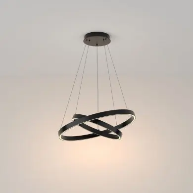 Suspension Rim 1x61W LED Noir D600 MAYTONI MOD058PL-L55B3K