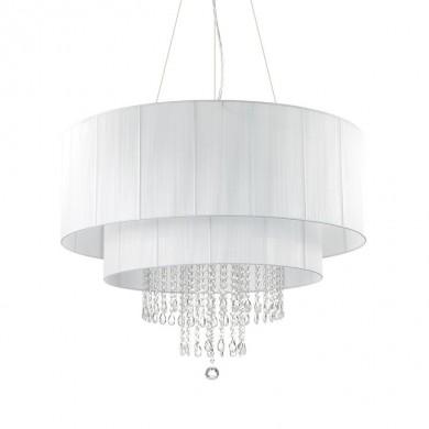 Lustre OPERA SP10 Blanc Chromé 60W max IDEAL LUX 165011