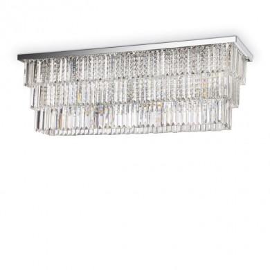 Plafonnier MARTINEZ PL8 Transparent 40W max IDEAL LUX 166285