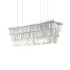 Lustre MARTINEZ SP8 Transparent 40W max IDEAL LUX 166360