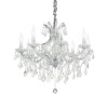 Lustre NAPOLEON SP8 Chromé 40W max IDEAL LUX 167244