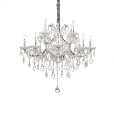 Lustre NAPOLEON SP12 Chromé 40W max IDEAL LUX 167251