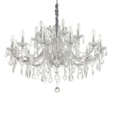 Lustre NAPOLEON SP18 Chromé 40W max IDEAL LUX 167268